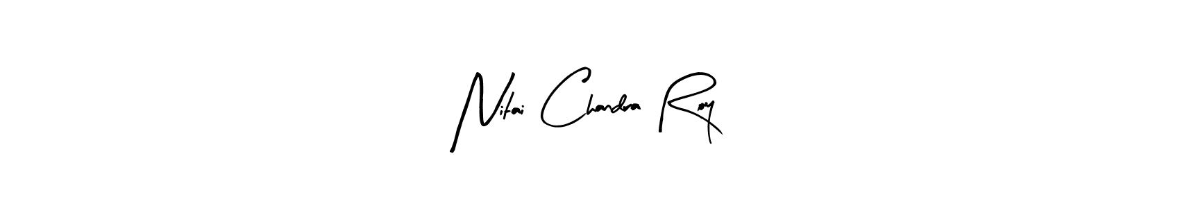 The best way (Arty Signature) to make a short signature is to pick only two or three words in your name. The name Nitai Chandra Roy include a total of six letters. For converting this name. Nitai Chandra Roy signature style 8 images and pictures png