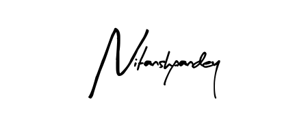 Try this chic Nitanshpandey handwritten sign style. Using Arty Signature font elements, it gives your name a sleek, memorable identity. Nitanshpandey signature style 8 images and pictures png