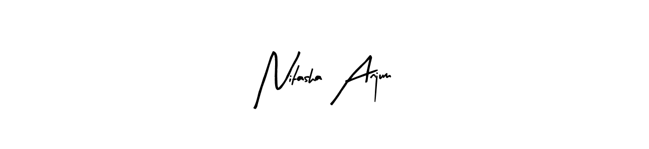 Make a beautiful signature design for name Nitasha Anjum. Use this online signature maker to create a handwritten signature for free. Nitasha Anjum signature style 8 images and pictures png