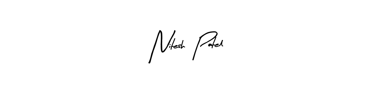 It looks lik you need a new signature style for name Nitesh  Patel. Design unique handwritten (Arty Signature) signature with our free signature maker in just a few clicks. Nitesh  Patel signature style 8 images and pictures png