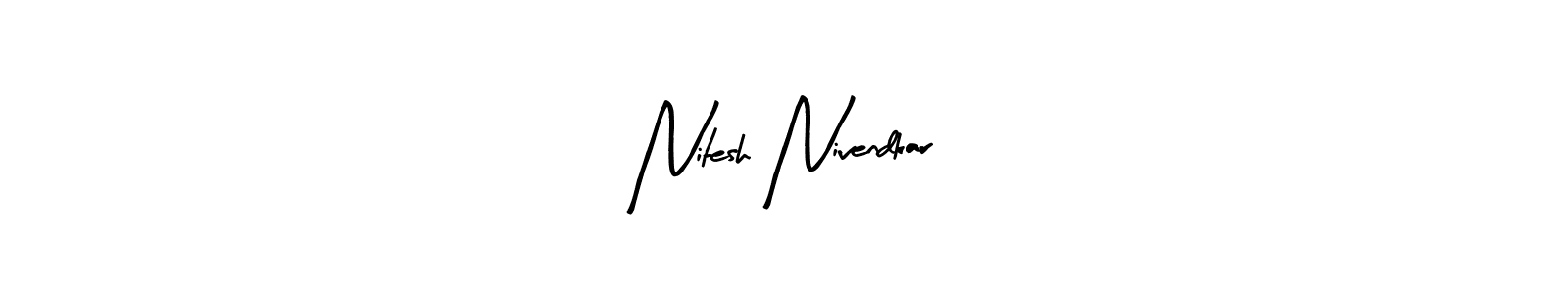 Once you've used our free online signature maker to create your best signature Arty Signature style, it's time to enjoy all of the benefits that Nitesh Nivendkar name signing documents. Nitesh Nivendkar signature style 8 images and pictures png