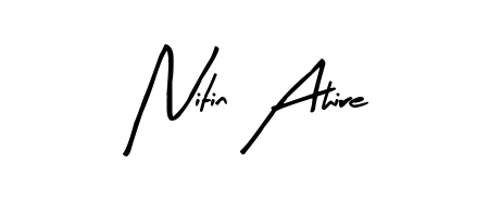 Best and Professional Signature Style for Nitin Ahire. Arty Signature Best Signature Style Collection. Nitin Ahire signature style 8 images and pictures png