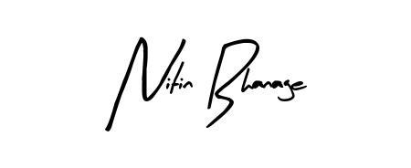 Also we have Nitin Bhanage name is the best signature style. Create professional handwritten signature collection using Arty Signature autograph style. Nitin Bhanage signature style 8 images and pictures png