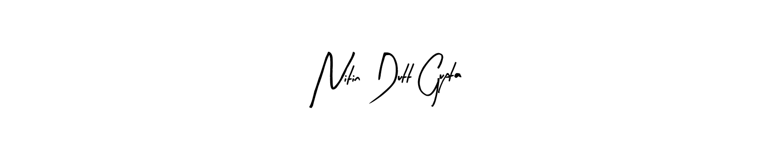 Similarly Arty Signature is the best handwritten signature design. Signature creator online .You can use it as an online autograph creator for name Nitin Dutt Gupta. Nitin Dutt Gupta signature style 8 images and pictures png