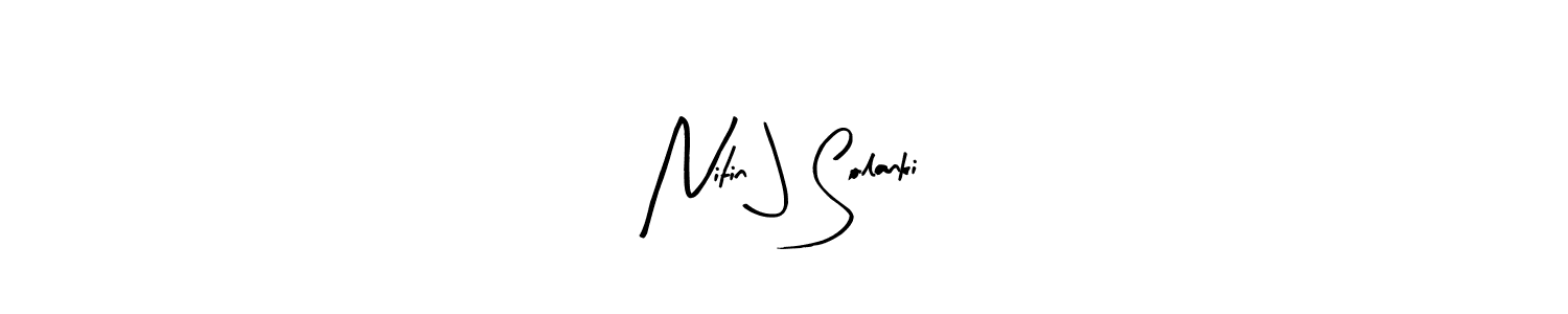 Best and Professional Signature Style for Nitin J Solanki. Arty Signature Best Signature Style Collection. Nitin J Solanki signature style 8 images and pictures png