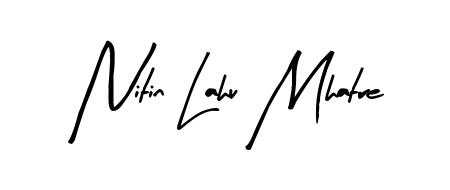 Enhance your business communications with Nitin Lahu Mhatre signature in Arty Signature lettering. Clean, modern, and universally compatible. Nitin Lahu Mhatre signature style 8 images and pictures png