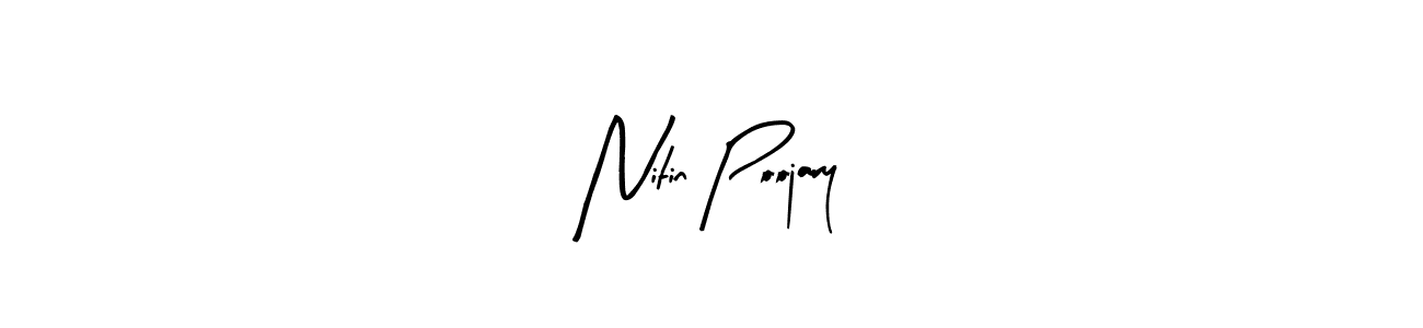 Once you've used our free online signature maker to create your best signature Arty Signature style, it's time to enjoy all of the benefits that Nitin Poojary name signing documents. Nitin Poojary signature style 8 images and pictures png