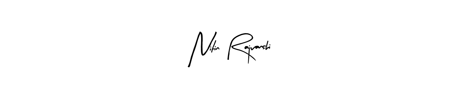 Make a beautiful signature design for name Nitin Rajvanshi. With this signature (Arty Signature) style, you can create a handwritten signature for free. Nitin Rajvanshi signature style 8 images and pictures png