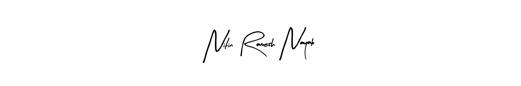 Arty Signature is a professional signature style that is perfect for those who want to add a touch of class to their signature. It is also a great choice for those who want to make their signature more unique. Get Nitin Ramesh Nayak name to fancy signature for free. Nitin Ramesh Nayak signature style 8 images and pictures png