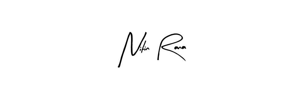 Also You can easily find your signature by using the search form. We will create Nitin Rana name handwritten signature images for you free of cost using Arty Signature sign style. Nitin Rana signature style 8 images and pictures png