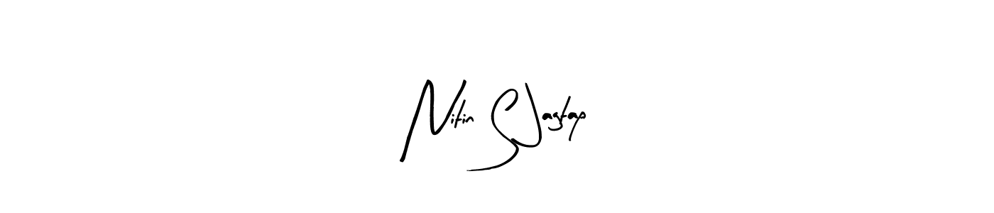 Design your own signature with our free online signature maker. With this signature software, you can create a handwritten (Arty Signature) signature for name Nitin S Jagtap. Nitin S Jagtap signature style 8 images and pictures png