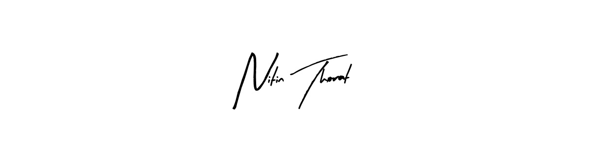 Create a beautiful signature design for name Nitin Thorat. With this signature (Arty Signature) fonts, you can make a handwritten signature for free. Nitin Thorat signature style 8 images and pictures png