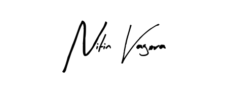Arty Signature is a professional signature style that is perfect for those who want to add a touch of class to their signature. Get Nitin Vagora name fancy signature for free. Nitin Vagora signature style 8 images and pictures png