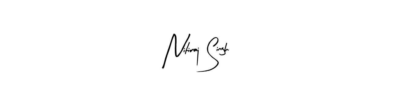 The best way (Arty Signature) to make a short signature is to pick only two or three words in your name. The name Nitiraj Singh include a total of six letters. For converting this name. Nitiraj Singh signature style 8 images and pictures png