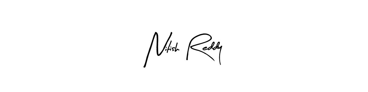 Also You can easily find your signature by using the search form. We will create Nitish Reddy name handwritten signature images for you free of cost using Arty Signature sign style. Nitish Reddy signature style 8 images and pictures png