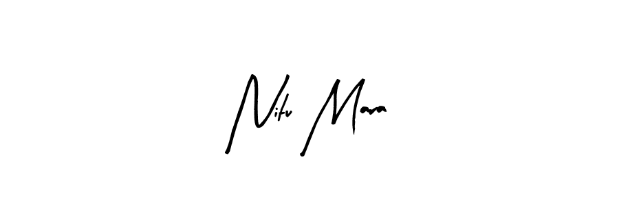 How to Draw Nitu Mara signature style? Arty Signature is a latest design signature styles for name Nitu Mara. Nitu Mara signature style 8 images and pictures png