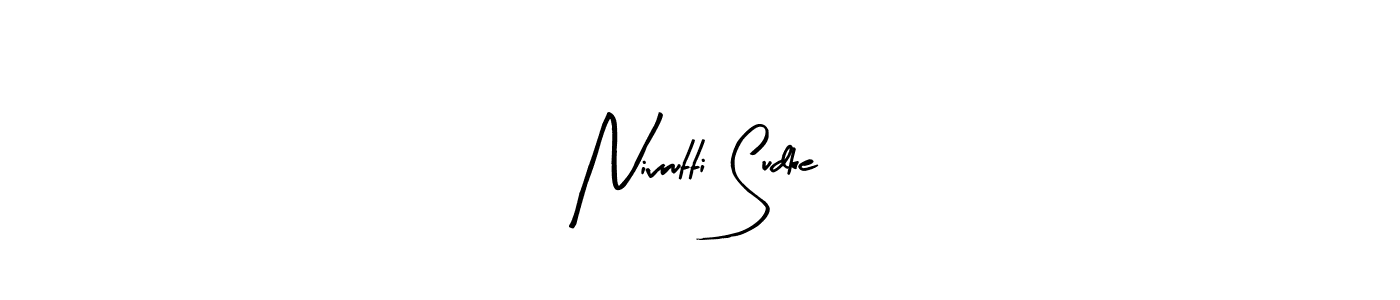 Create a beautiful signature design for name Nivrutti Sudke. With this signature (Arty Signature) fonts, you can make a handwritten signature for free. Nivrutti Sudke signature style 8 images and pictures png