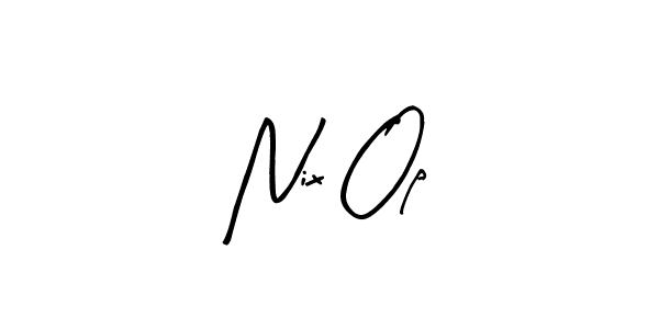 You can use this online signature creator to create a handwritten signature for the name Nix Op. This is the best online autograph maker. Nix Op signature style 8 images and pictures png