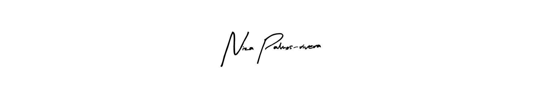 Niza Palmos-rivera stylish signature style. Best Handwritten Sign (Arty Signature) for my name. Handwritten Signature Collection Ideas for my name Niza Palmos-rivera. Niza Palmos-rivera signature style 8 images and pictures png