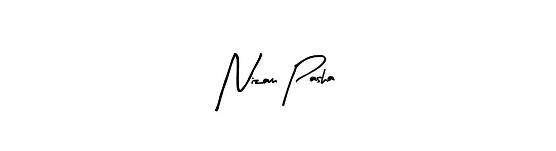 Arty Signature is a professional signature style that is perfect for those who want to add a touch of class to their signature. It is also a great choice for those who want to make their signature more unique. Get Nizam Pasha name to fancy signature for free. Nizam Pasha signature style 8 images and pictures png