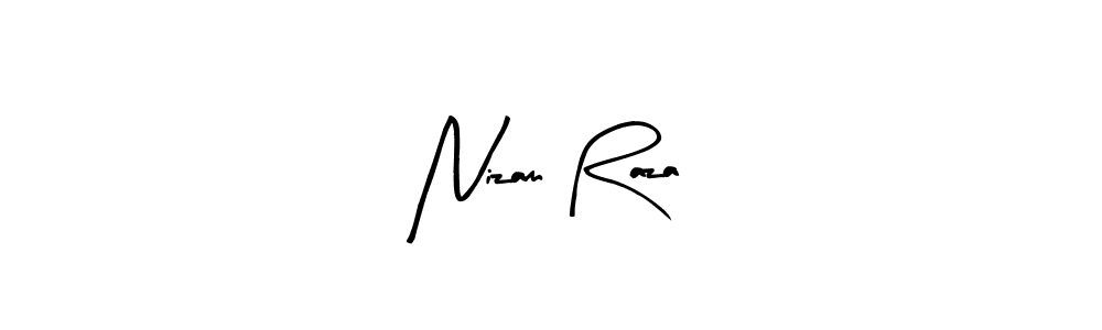 The best way (Arty Signature) to make a short signature is to pick only two or three words in your name. The name Nizam Raza include a total of six letters. For converting this name. Nizam Raza signature style 8 images and pictures png