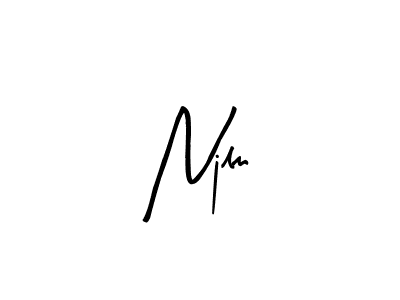 Best and Professional Signature Style for Njlm. Arty Signature Best Signature Style Collection. Njlm signature style 8 images and pictures png