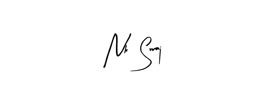 Once you've used our free online signature maker to create your best signature Arty Signature style, it's time to enjoy all of the benefits that Nk  Suraj name signing documents. Nk  Suraj signature style 8 images and pictures png
