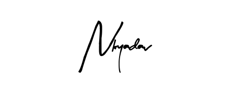 Generate high-definition signature styles for Nkyadav. The Arty Signature typeface ensures crisp legibility and sophisticated design. Nkyadav signature style 8 images and pictures png