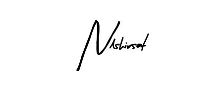 Create a beautiful signature design for name Nlshirsat. With this signature (Arty Signature) fonts, you can make a handwritten signature for free. Nlshirsat signature style 8 images and pictures png