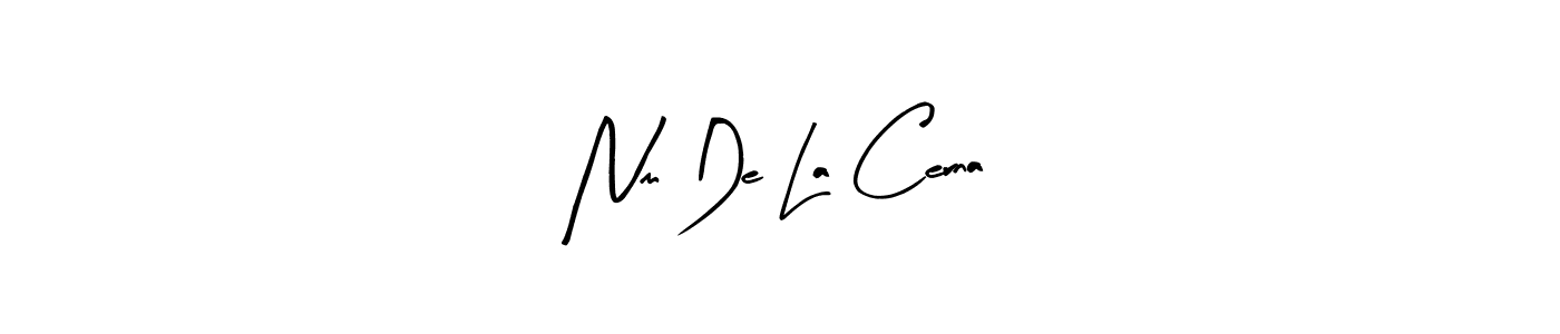 if you are searching for the best signature style for your name Nm De La Cerna. so please give up your signature search. here we have designed multiple signature styles  using Arty Signature. Nm De La Cerna signature style 8 images and pictures png