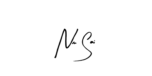Best and Professional Signature Style for Nm Sai. Arty Signature Best Signature Style Collection. Nm Sai signature style 8 images and pictures png