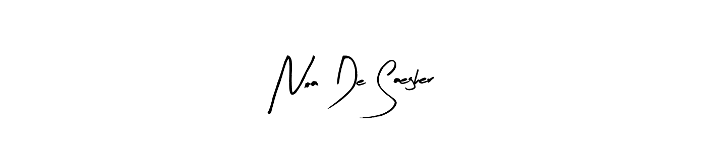 This is the best signature style for the Noa De Saegher name. Also you like these signature font (Arty Signature). Mix name signature. Noa De Saegher signature style 8 images and pictures png
