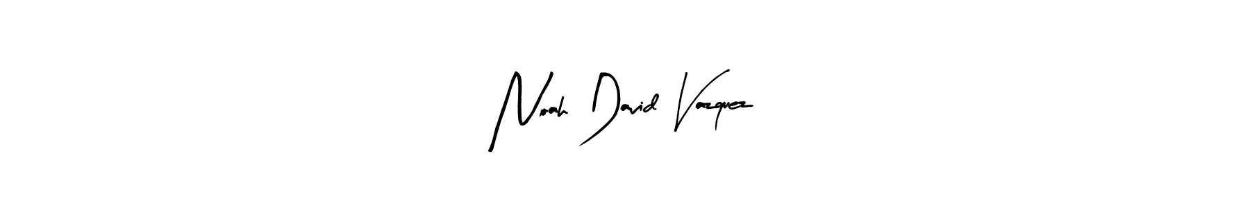 It looks lik you need a new signature style for name Noah David Vazquez. Design unique handwritten (Arty Signature) signature with our free signature maker in just a few clicks. Noah David Vazquez signature style 8 images and pictures png