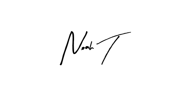 Make a beautiful signature design for name Noah T. With this signature (Arty Signature) style, you can create a handwritten signature for free. Noah T signature style 8 images and pictures png
