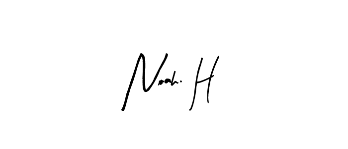 Design your own signature with our free online signature maker. With this signature software, you can create a handwritten (Arty Signature) signature for name Noah. H. Noah. H signature style 8 images and pictures png