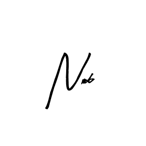 Nob stylish signature style. Best Handwritten Sign (Arty Signature) for my name. Handwritten Signature Collection Ideas for my name Nob. Nob signature style 8 images and pictures png