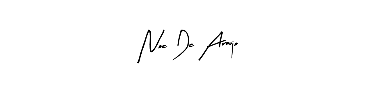 Check out images of Autograph of Noe De Araujo name. Actor Noe De Araujo Signature Style. Arty Signature is a professional sign style online. Noe De Araujo signature style 8 images and pictures png