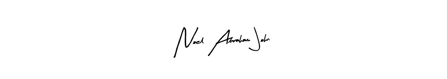 Make a beautiful signature design for name Noel Abraham John. With this signature (Arty Signature) style, you can create a handwritten signature for free. Noel Abraham John signature style 8 images and pictures png