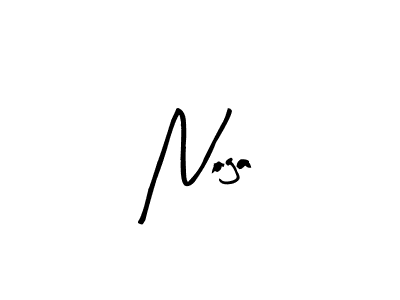 if you are searching for the best signature style for your name Noga. so please give up your signature search. here we have designed multiple signature styles  using Arty Signature. Noga signature style 8 images and pictures png
