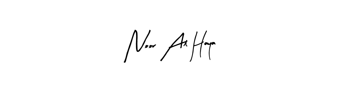 How to make Noor Al Haya signature? Arty Signature is a professional autograph style. Create handwritten signature for Noor Al Haya name. Noor Al Haya signature style 8 images and pictures png