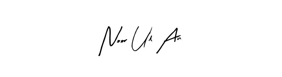How to make Noor Ul Ain name signature. Use Arty Signature style for creating short signs online. This is the latest handwritten sign. Noor Ul Ain signature style 8 images and pictures png