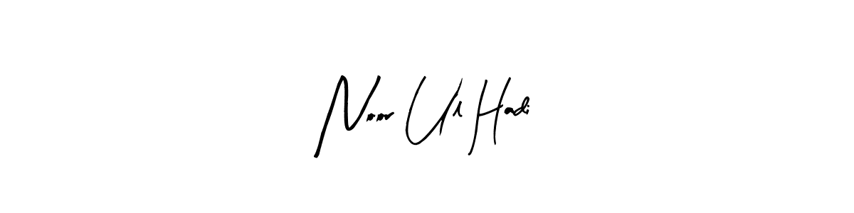 You should practise on your own different ways (Arty Signature) to write your name (Noor Ul Hadi) in signature. don't let someone else do it for you. Noor Ul Hadi signature style 8 images and pictures png