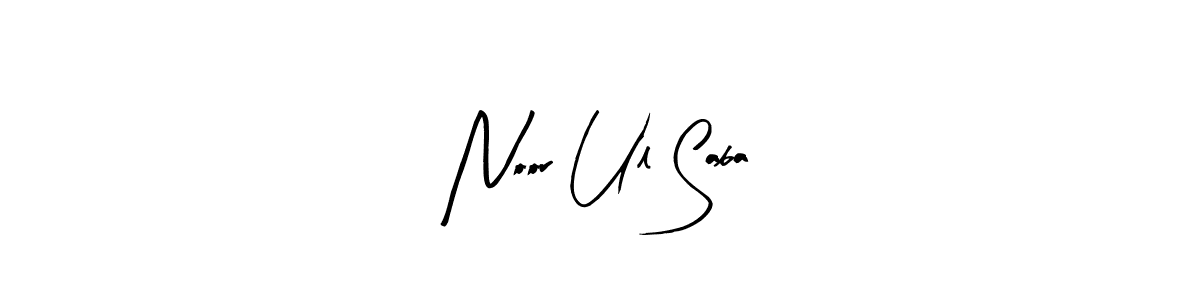 Here are the top 10 professional signature styles for the name Noor Ul Saba. These are the best autograph styles you can use for your name. Noor Ul Saba signature style 8 images and pictures png