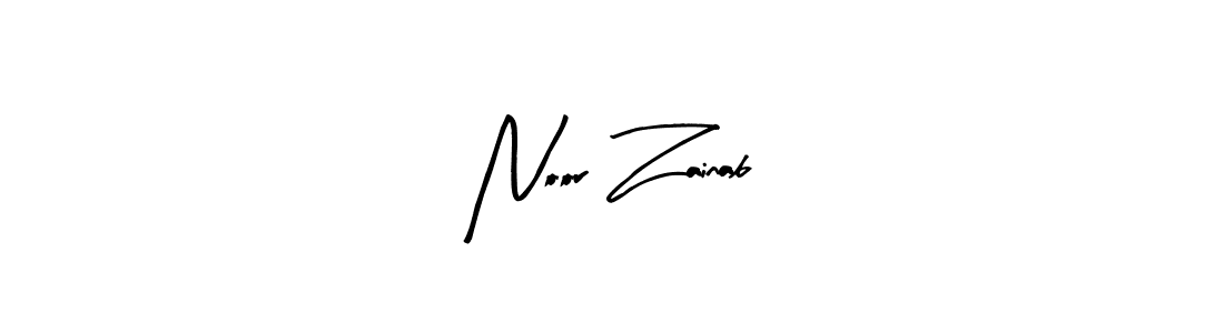 Here are the top 10 professional signature styles for the name Noor Zainab. These are the best autograph styles you can use for your name. Noor Zainab signature style 8 images and pictures png