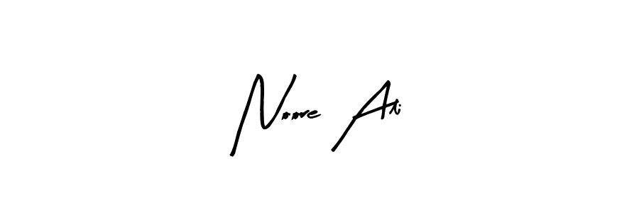 How to make Noore Ali signature? Arty Signature is a professional autograph style. Create handwritten signature for Noore Ali name. Noore Ali signature style 8 images and pictures png