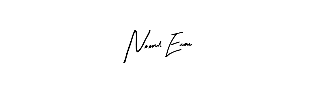 How to make Noorul Emam name signature. Use Arty Signature style for creating short signs online. This is the latest handwritten sign. Noorul Emam signature style 8 images and pictures png