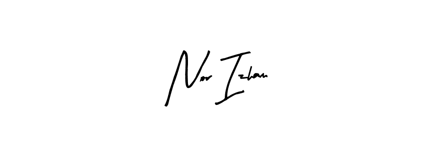 Here are the top 10 professional signature styles for the name Nor Izham. These are the best autograph styles you can use for your name. Nor Izham signature style 8 images and pictures png