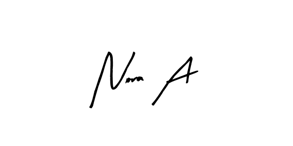 How to Draw Nora A signature style? Arty Signature is a latest design signature styles for name Nora A. Nora A signature style 8 images and pictures png