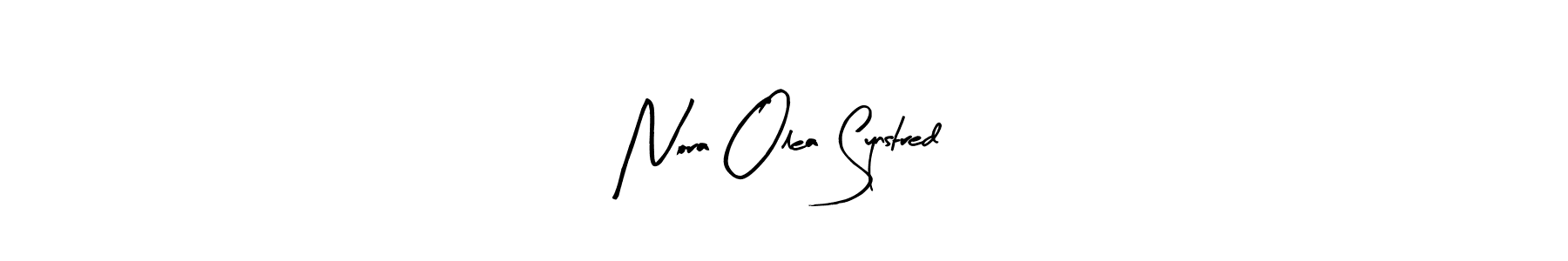 Arty Signature is a professional signature style that is perfect for those who want to add a touch of class to their signature. It is also a great choice for those who want to make their signature more unique. Get Nora Olea Synstred name to fancy signature for free. Nora Olea Synstred signature style 8 images and pictures png