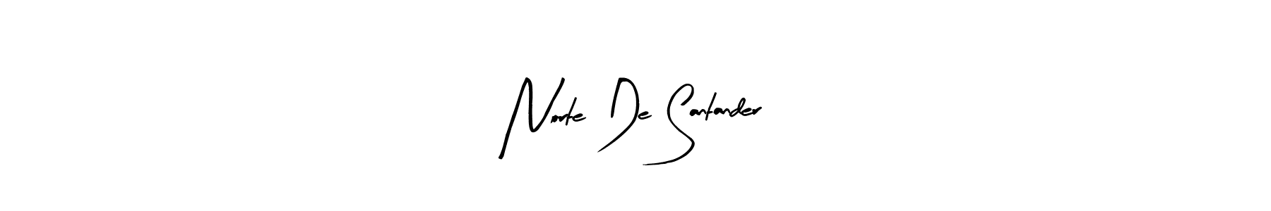 How to make Norte De Santander name signature. Use Arty Signature style for creating short signs online. This is the latest handwritten sign. Norte De Santander signature style 8 images and pictures png